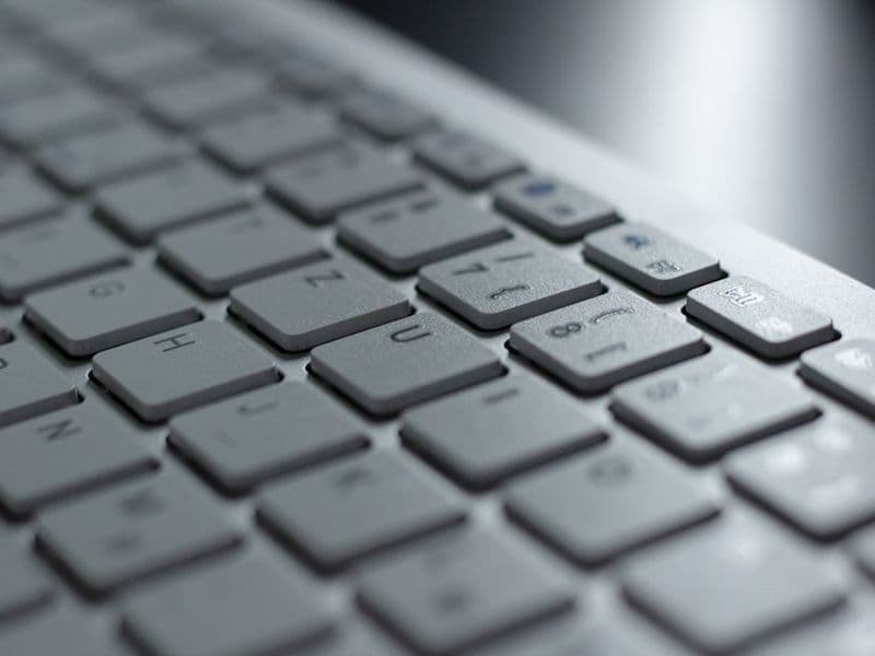 a close up of a keyboard