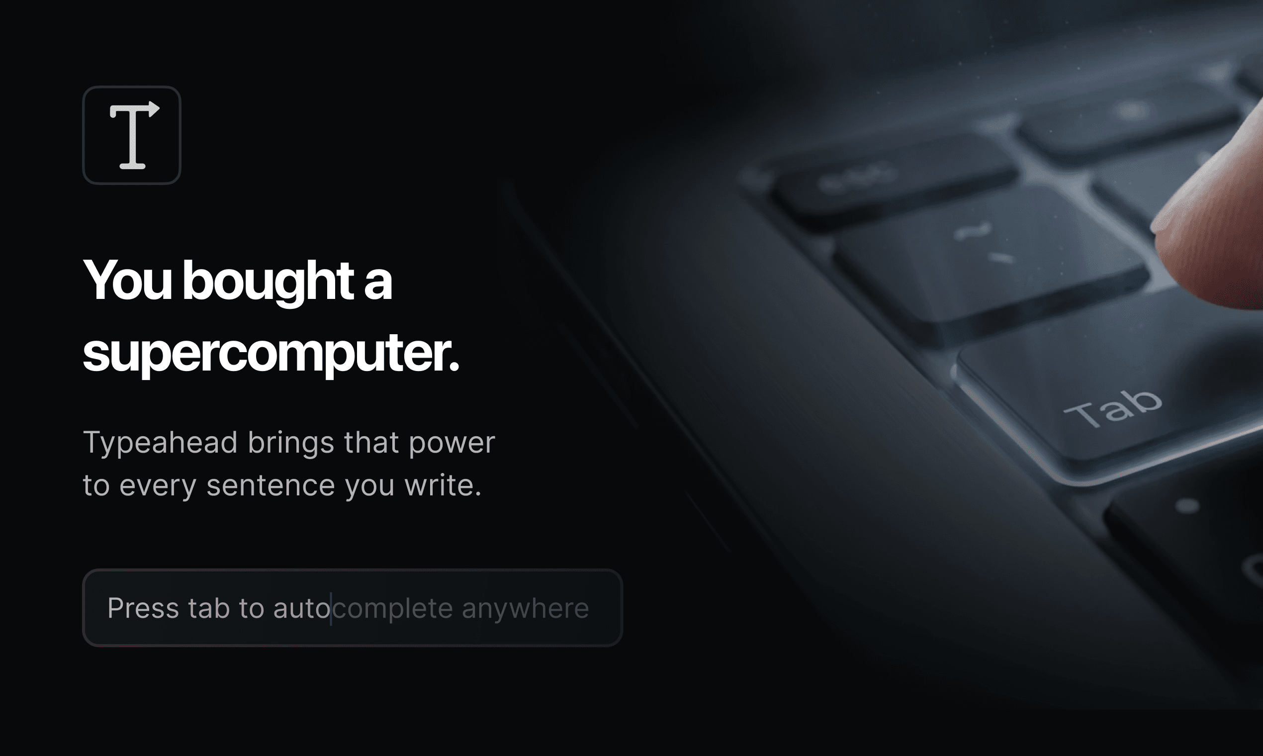 You bought a supercomputer (dark)