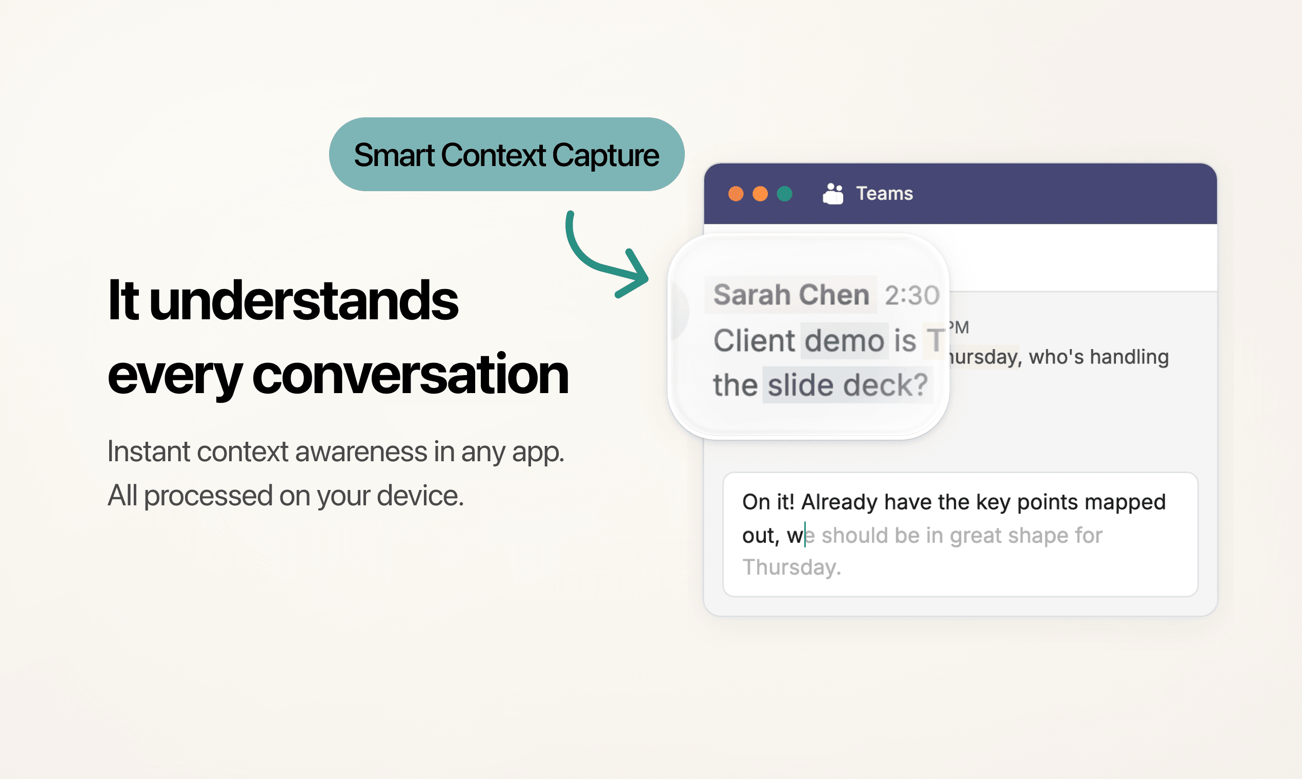 Smart context capture