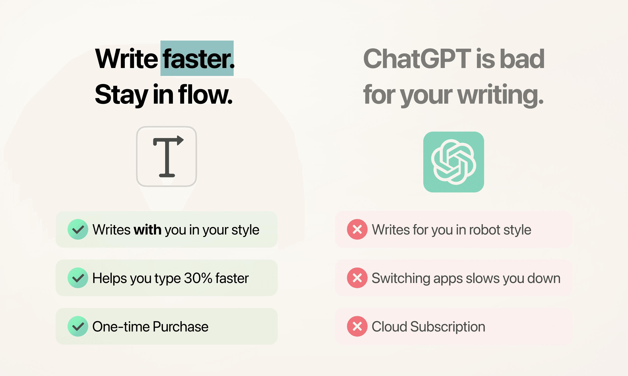 Typeahead vs ChatGPT