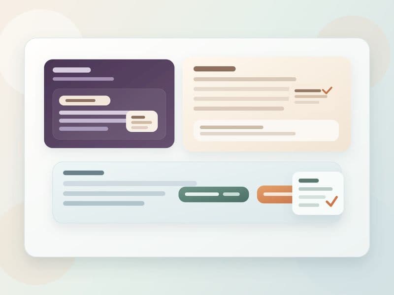 Calm people-ops workspace with Slack, policy notes, and one careful sentence in progress
